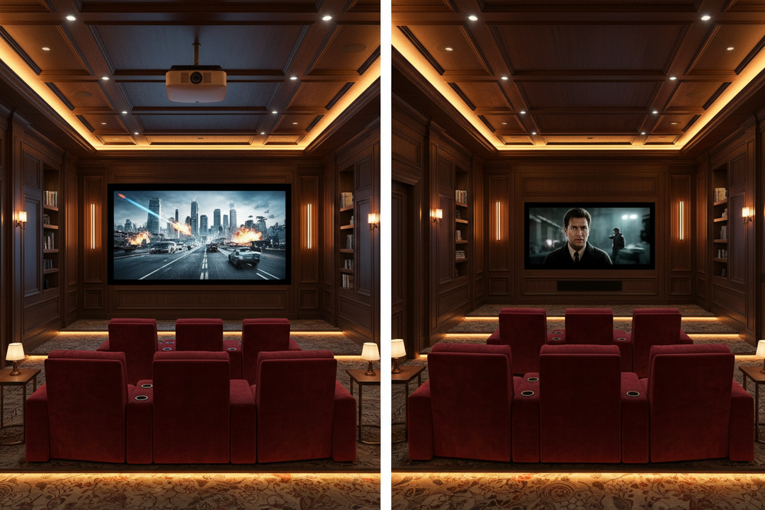 Projector vs TV for Home Theater | What’s Best for Your Space?