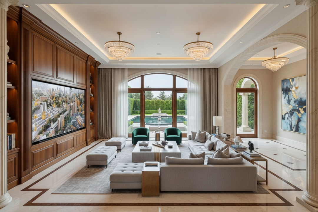 Can you make the environment more of a luxury home and not condo