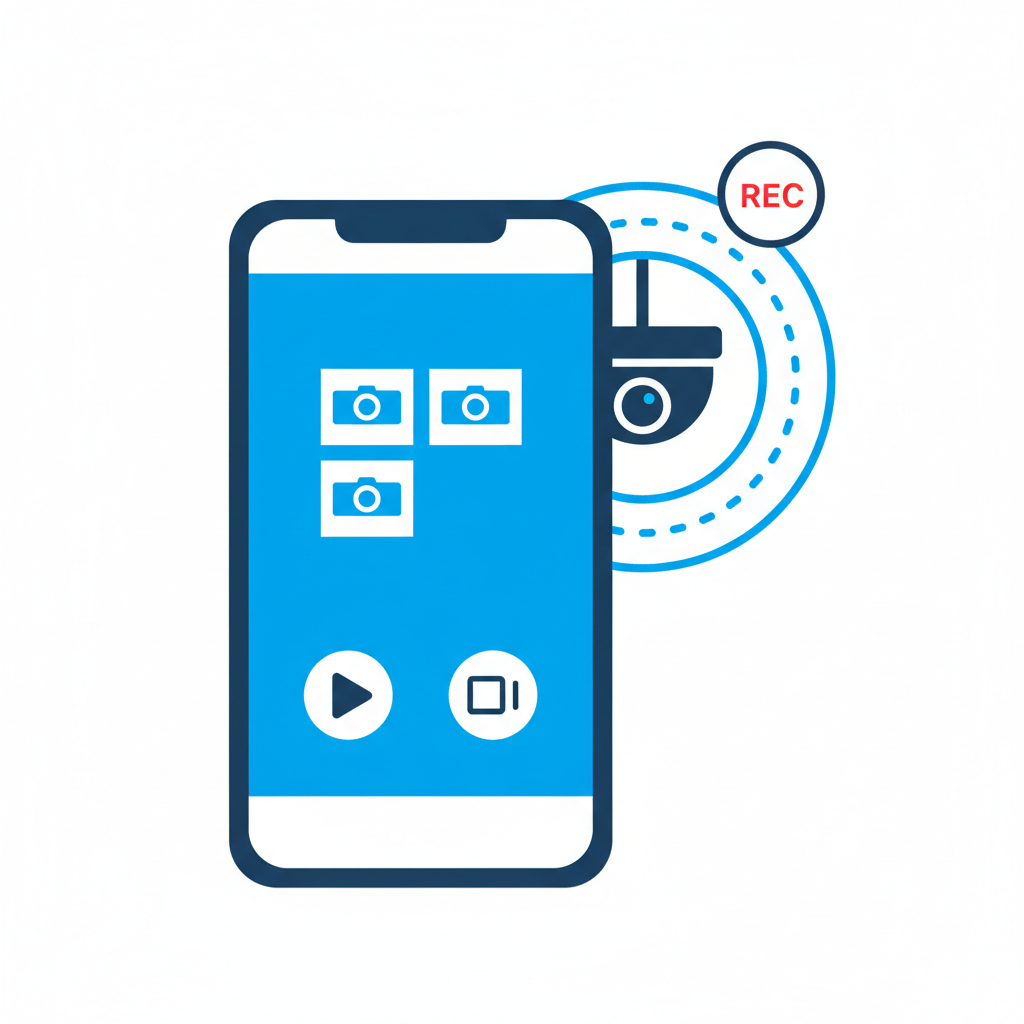 Icon for App Based Control of NVR