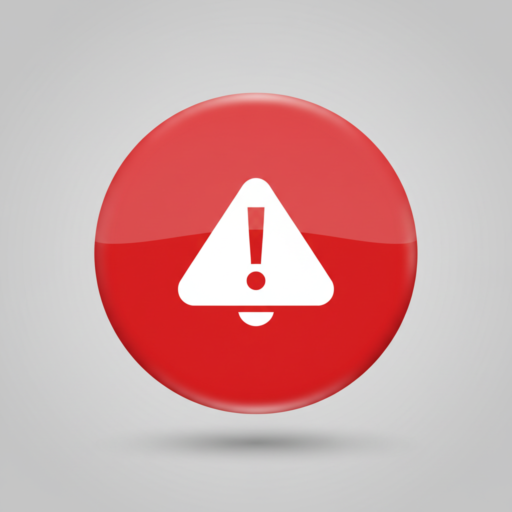 round icon for emergency alerts