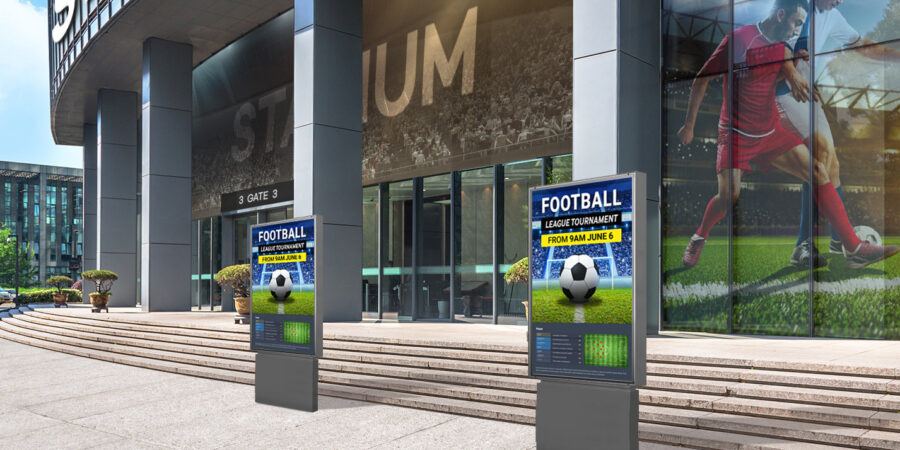 Signage In Stadium Stadium & Arena Digital Signage & AV Solutions | Cleveland – Xtend ...