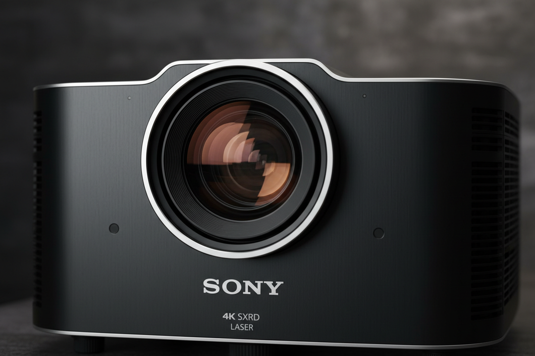 Upclose image of a sony projector